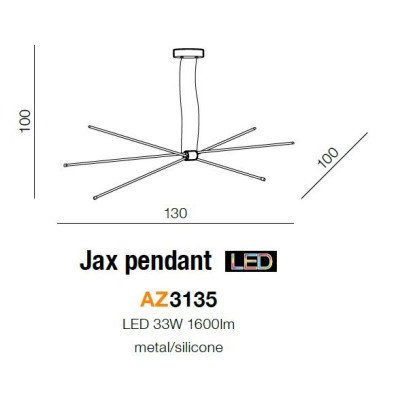 Lampa wisząca Jax AZ3135- AZzardo