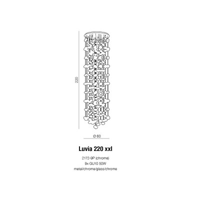 Lampa wisząca LUVIA XXL AZ1296 - Azzardo