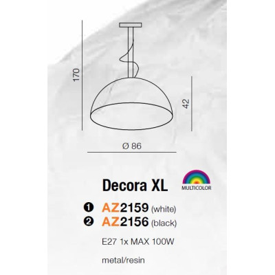 Lampa wisząca DECORA XL AZ2156 - Azzardo